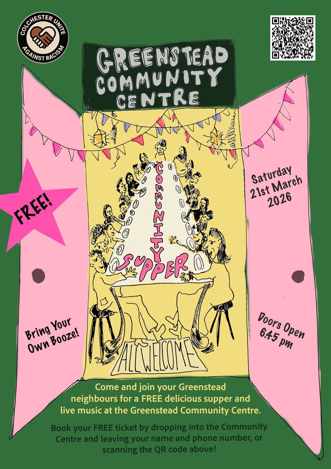 Greenstead Community Supper Flyer Greenstead Community Supper Flyer